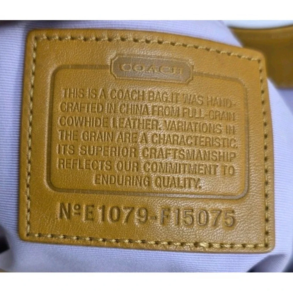 Coach Soho Lynn Medium Three Compartment Shoulder‎ Bag In Tan E1079-F15075 - Picture 8 of 8